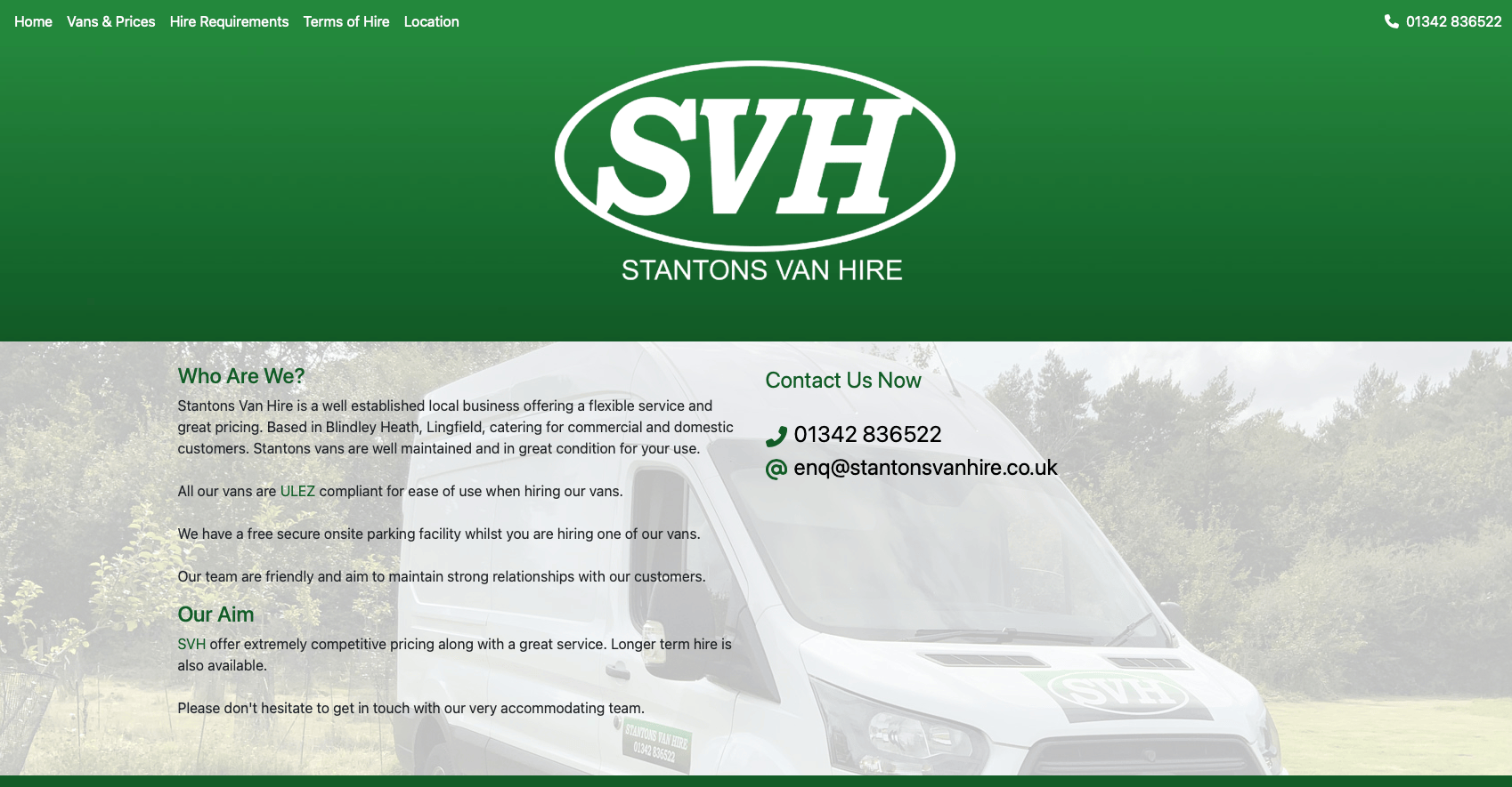 Stantons Van Hire